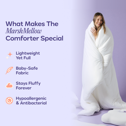 MarshMellow Comforter + 2 CloudAlign Pillows