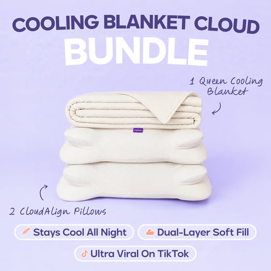 CloudCool™ Cooling Comforter + 2 CloudAlign Pillows