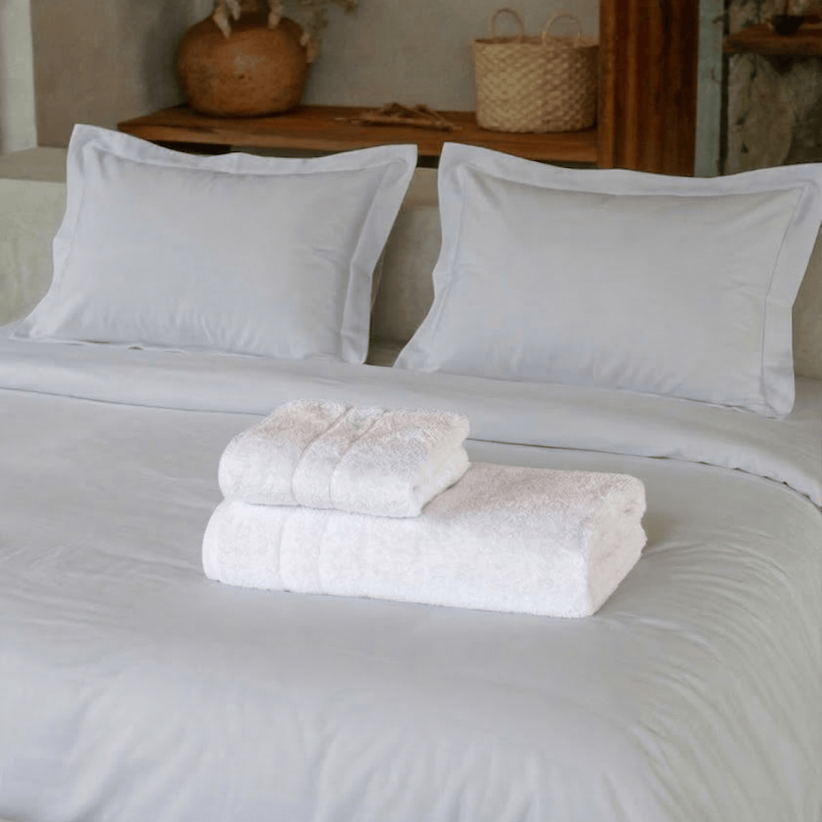 Sheet Set Egyptian Cotton + Towel Set Turkish Cotton