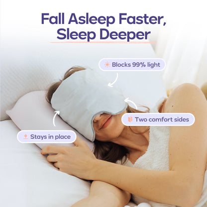 CloudCool™ Cooling Comforter + 2 CloudAlign Pillows + Weighted Eye Mask