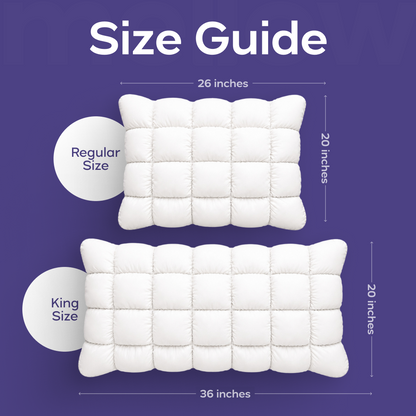 MarshMellow Comforter + 2 Puff Pillows