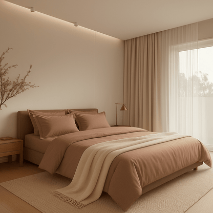 Sheet Set Orluma + Kit de Pillowcases Free (100% Egyptian Cotton)