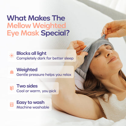 Weighted Eye Mask
